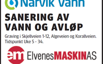 Melding om gravearbeid på Ankenes